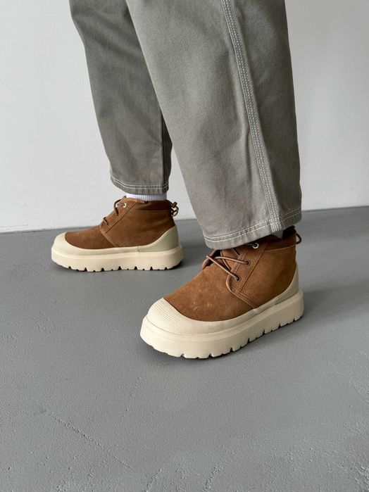 Уггі UGG Neumel Hybrid Chestnut Whitecap premium натуральні замш і овчина