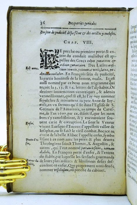 1ª Edição MUITO RARA, Medicina-Hermafroditas, partos de mulheres. 1612