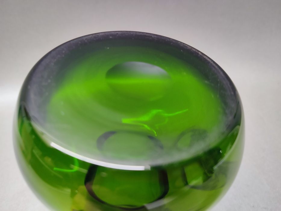 Dzbanek Ząbkowice Fiedorowicz butelkowa zieleń PRL