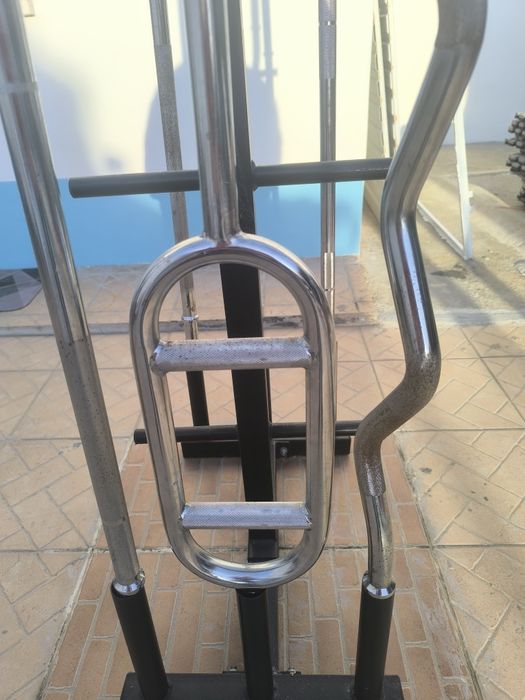 Barras musculação 28mm (direitas + W + tríceps)