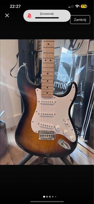 Gitara elektryczna Squier Affinity i piec Fender Champion