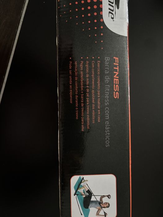 Barra de Fitness com elasticos/ Tapete e elasticos de 5 kg