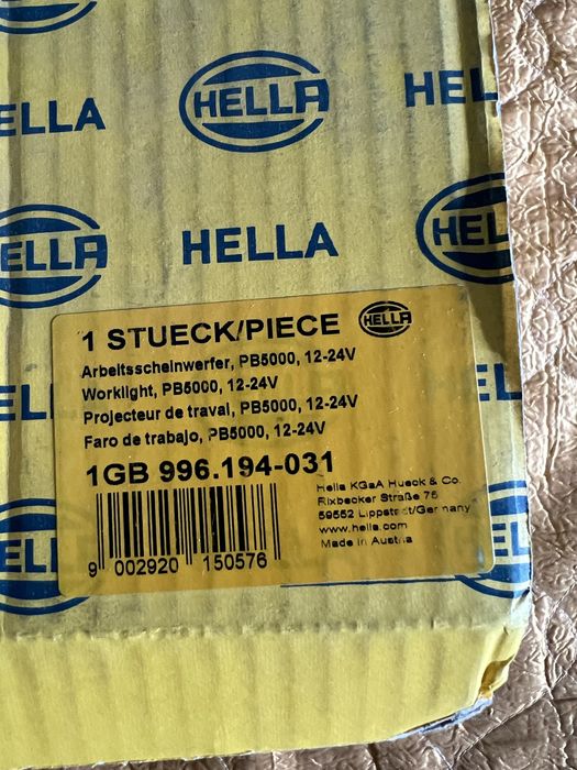 LED- фары, прржектора HELLA ,   power beam 5000 (12-24v)