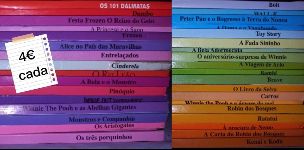 Varios livros infantis