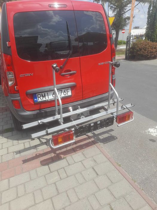 Bagażnik Rowerowy na HAK Pod 2 Rowery W Pełni Sprawny !