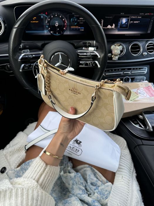 Coach Teri Shoulder Bag In Signature Canvas , жіноча сумочка  , сумка