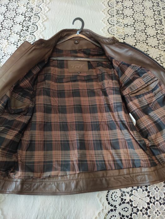 Casaco de pele genuína