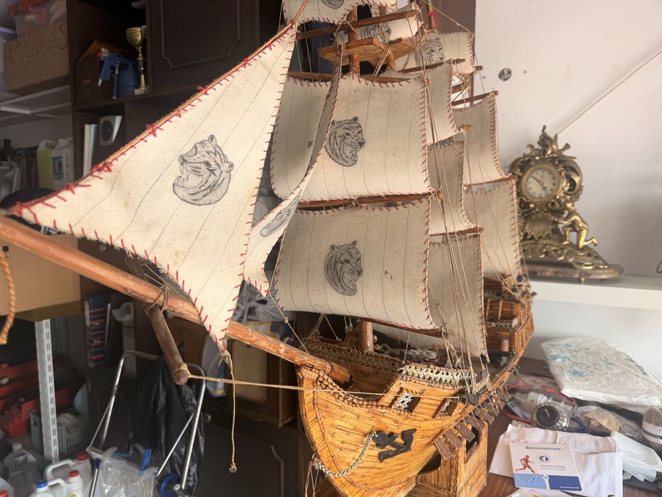 Barco fosforos feito q mao