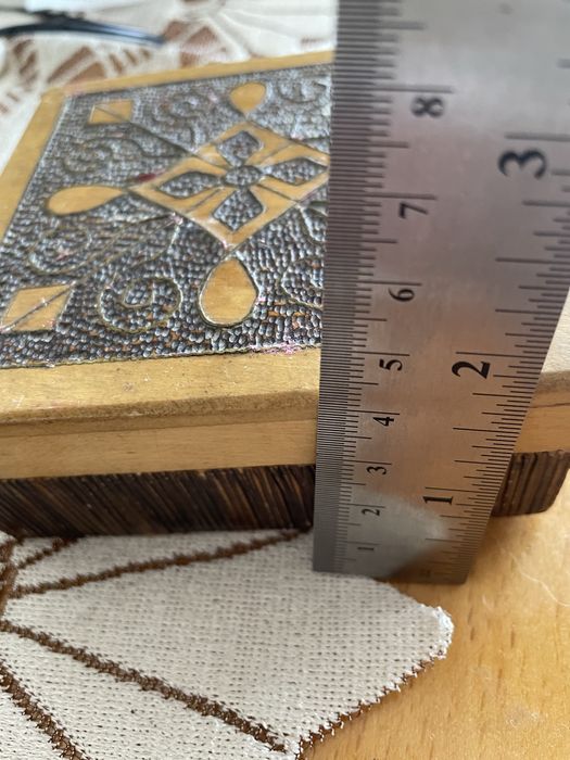 Скринька дерево для прикрас вінтаж