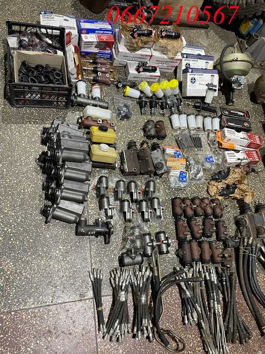 Циліндри тормозні, шланги, штуцера Волга, Газ 21, Газ 24, Уаз, Газ 69