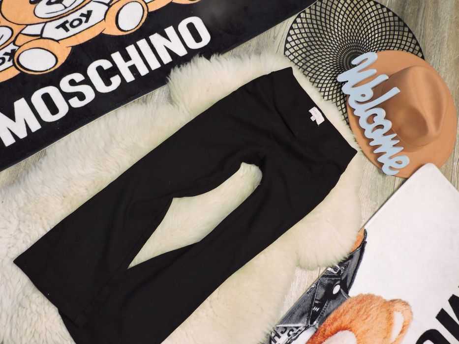 Only - czarne spodnie dzwony r 140