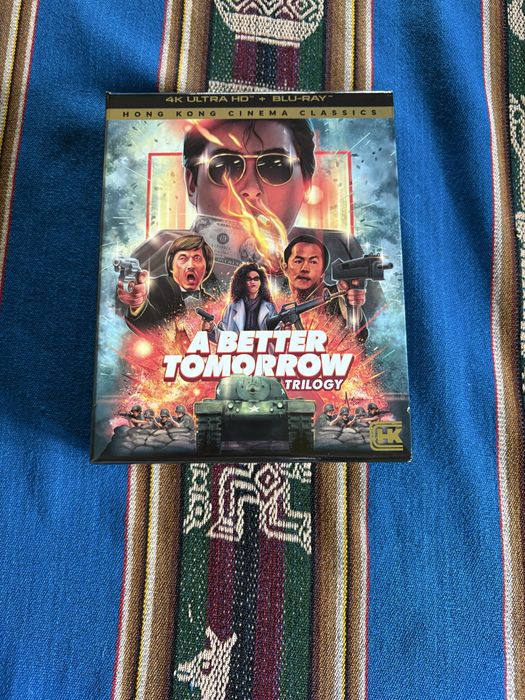 A Better Tomorrow trilogy 4K UHD Blu-ray John Woo Tsui Hark Shout! Factory Byle do jutra