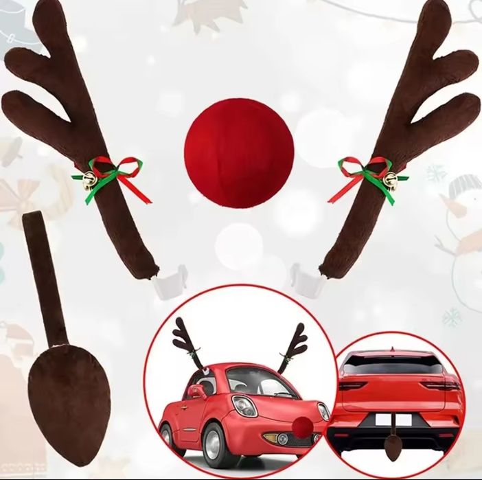 Rena Natal para Carro decoração