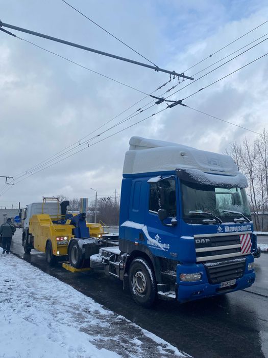 Евакуація важкої спецтехніки, грузовой эвакуатор