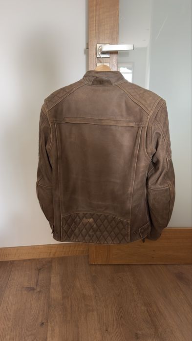 Casaco mota Triumph em pele