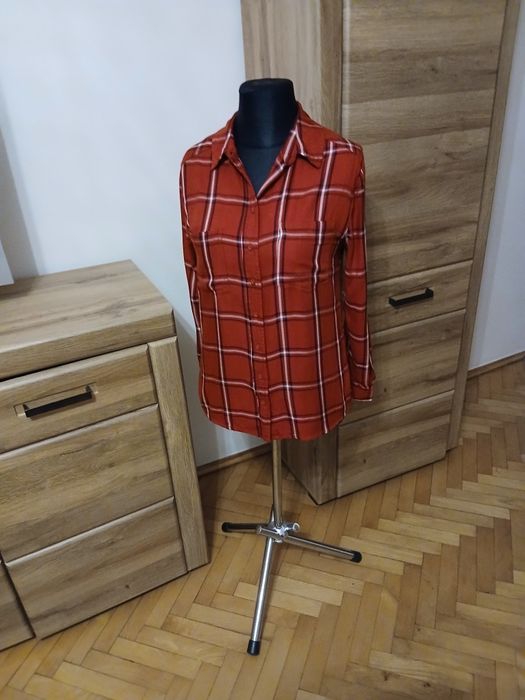 Bluzka  koszulowa w kratkę  40