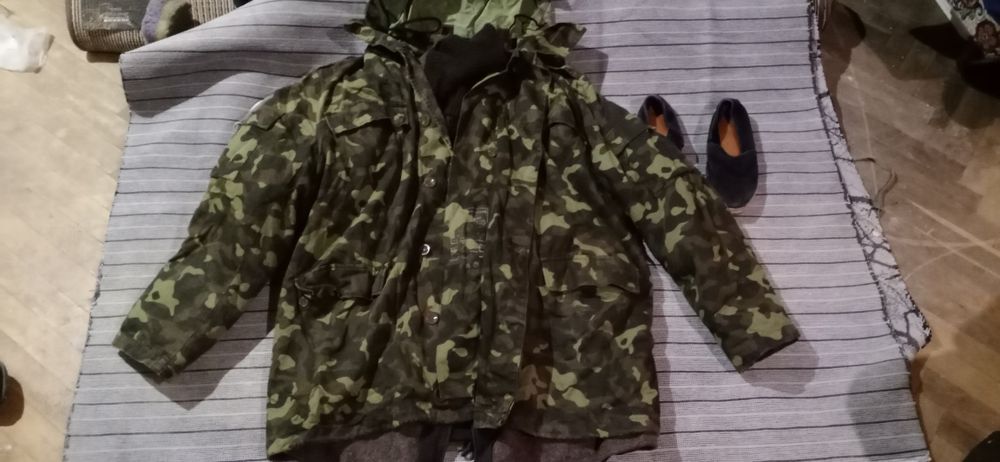 Бушлат комуфляж с подкладкой шинелю  56-5