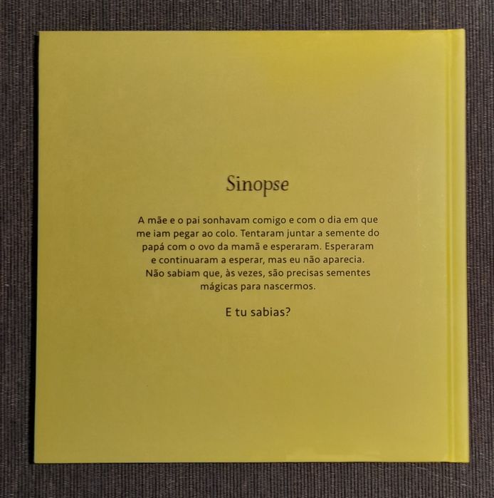 Livro "Na nossa história há...uma semente mágica!"