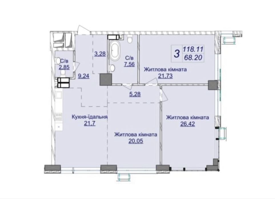Apartment in Kyiv - View 2