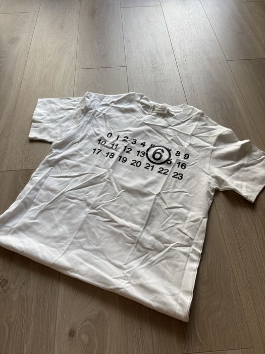 koszulka maison margiela biała