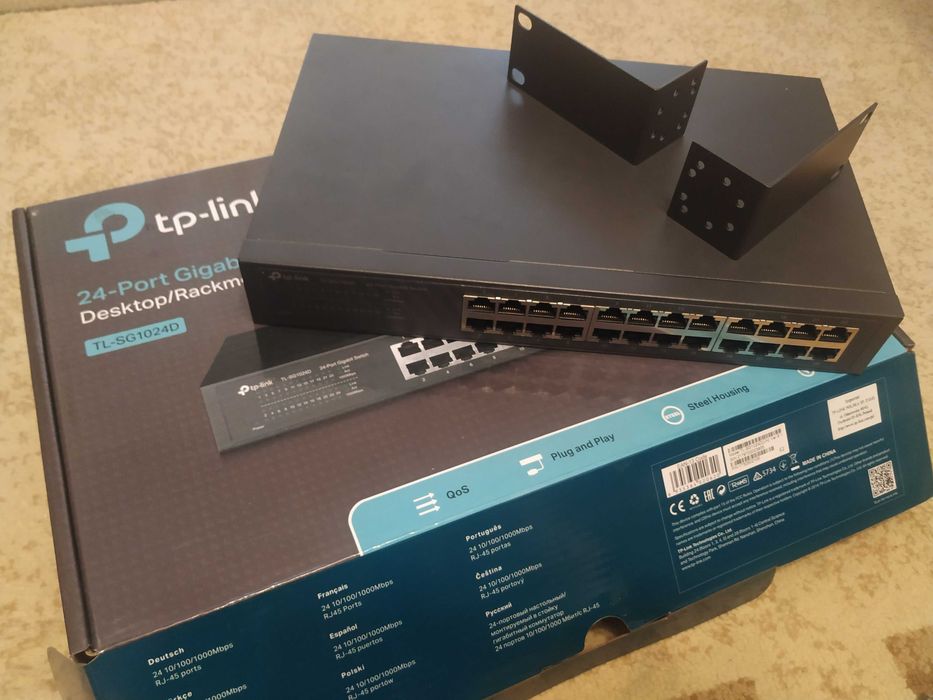 Switch TP-LINK TL-SG1024D Gigabit Ethernet, 24 porty