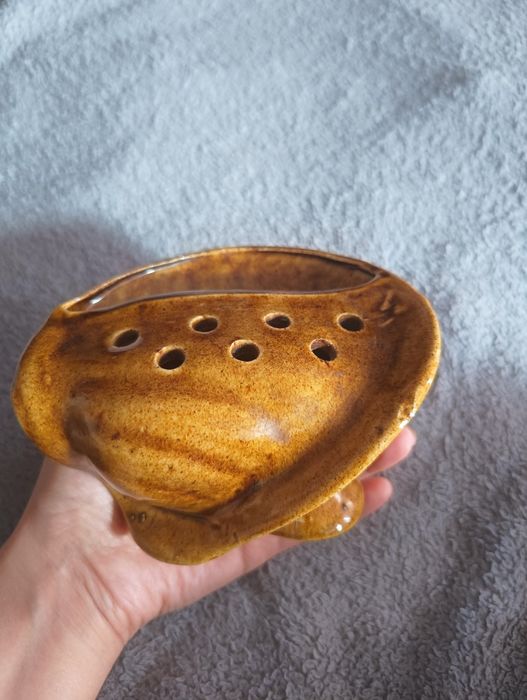 Ikebana ceramiczna PRL