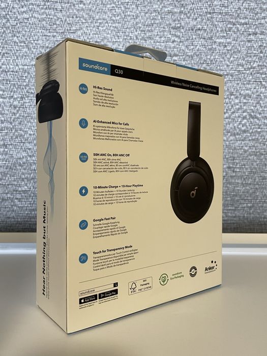 Навушники Anker Soundcore Life Q30 Black – нові, оригінал