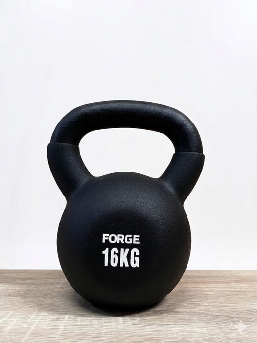 Kettlebell 16kg Neoprenowy – Hantla Kettle Żeliwny do Ćwiczeń NOWY DARMOWA DOSTAWA!