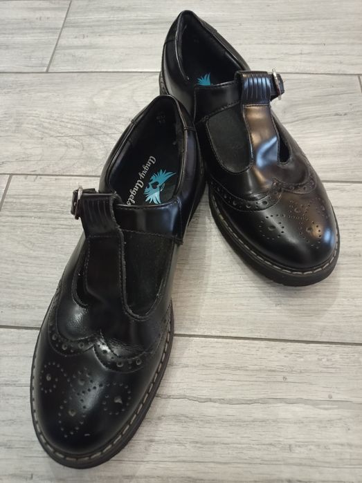 Жіночі броги, туфлі Angry Angels чорні, 38 р..