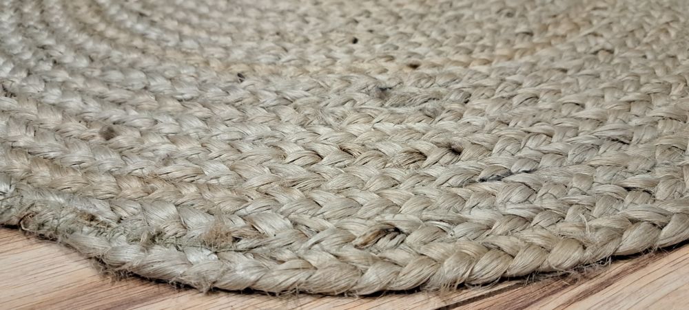 Okrągły dywanik 100% juta 70cm