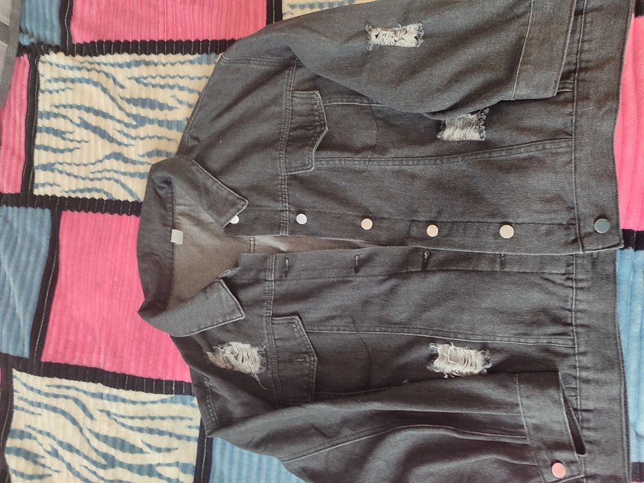 Джинсова куртка батал 4 хл