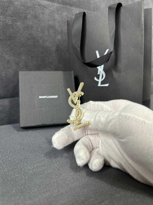 Broszka w stylu YSL Nowa Damska + box i torebka
