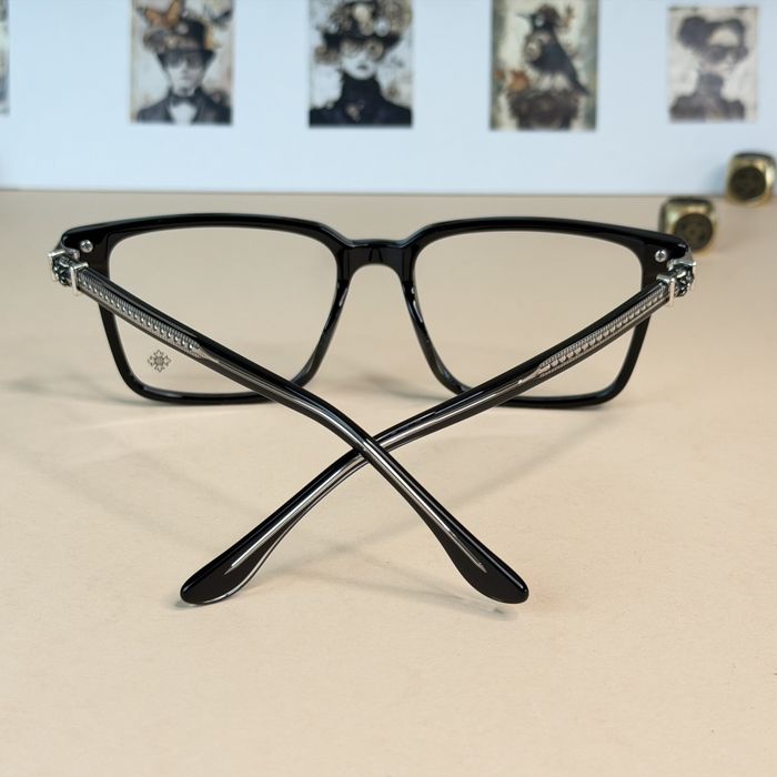 Okulary oprawki zerówki unisex nerdy czarne acetat tytan ETE
