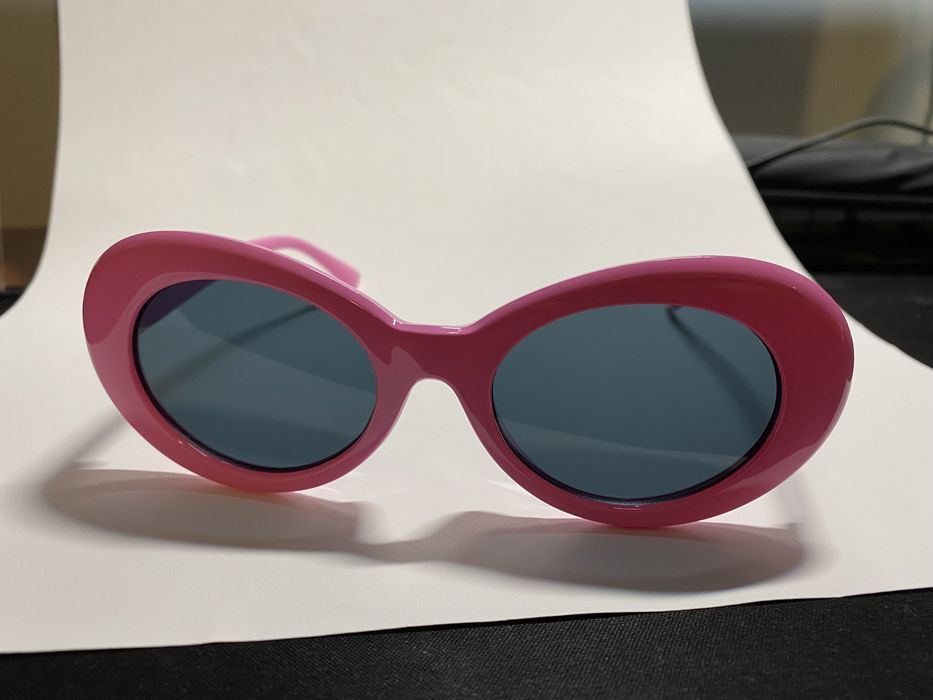 Okulary Kurt Cobain Różowe