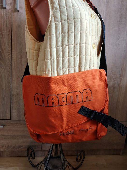 Torba na ramię pomarańczowa unisex