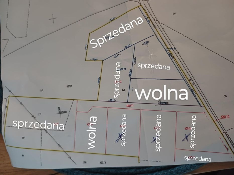 Sprzedam działkę budowlaną F