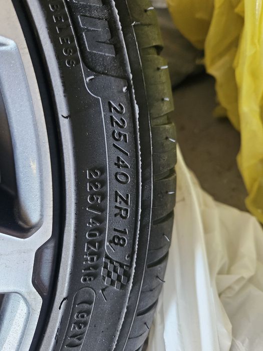 Opony letnie  Michelin  plus felgi aluminiowe
