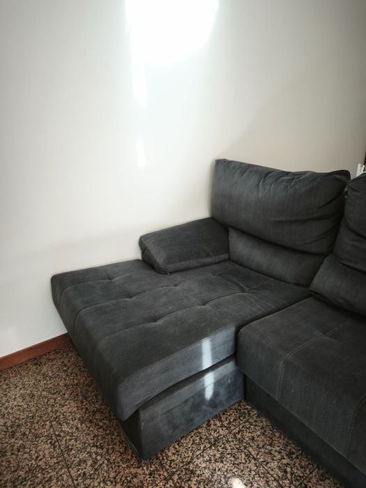 Vendo Sofá Cinza Escuro