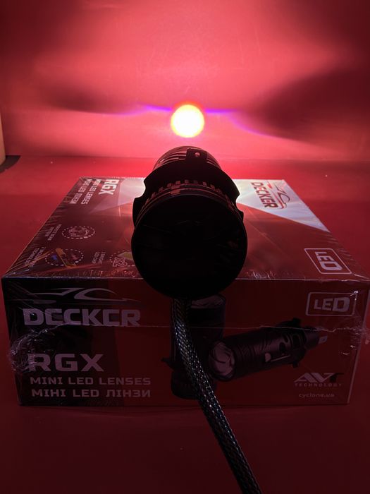 Decker RGX-01 H4 LED 12000Lm 65/85W 5500K CAN BUS LED лампи H4 автолампи МІНІ ЛІНЗИ
