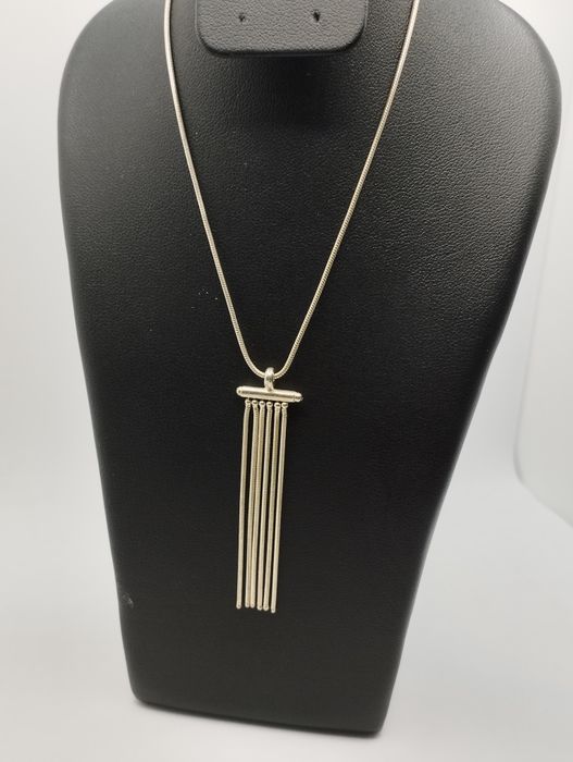 Srebrna kolia, próba 925, długość 60 cm