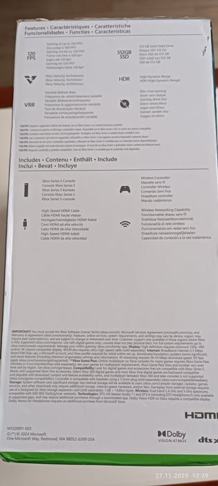 Продам XBOX серии S 512GB SSD