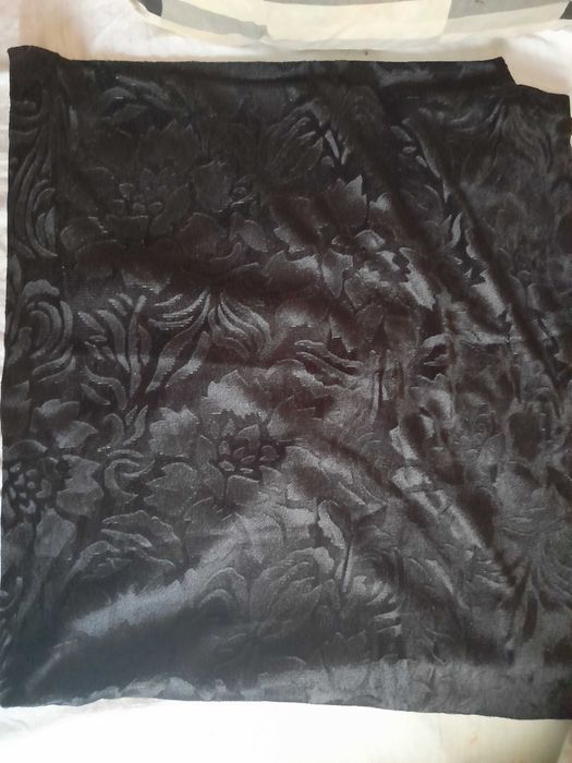 Ткань черный трикотин 5 м