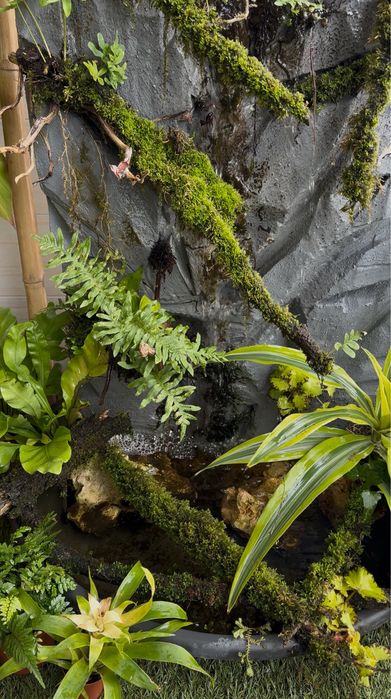 Cascata exterior e interior