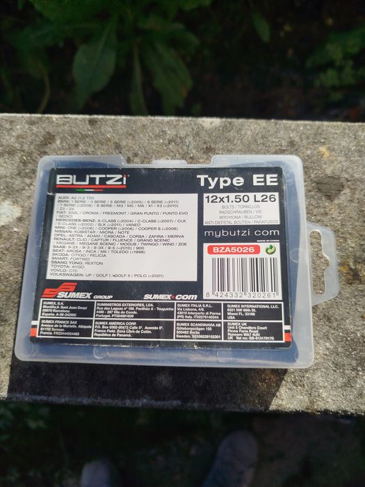 Parafusos anti roubo Butzi