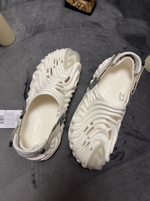 Сабо Crocs x Salehe Bembury белые‼️ Шлепанцы - кроксы