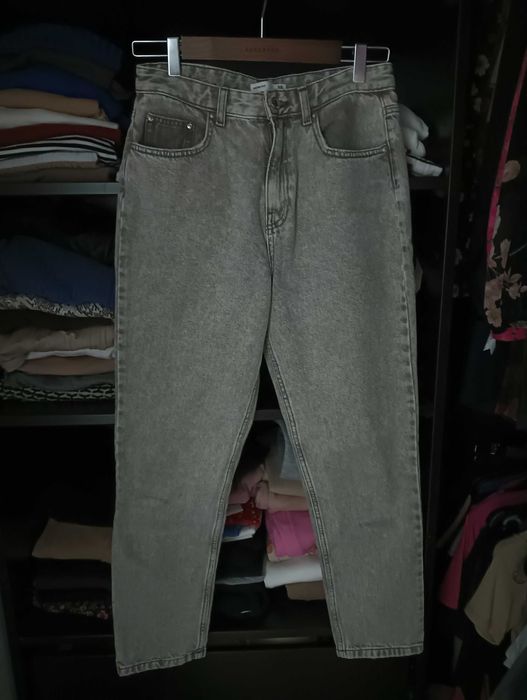 sinsay jeansy dżinsy mom fit 38