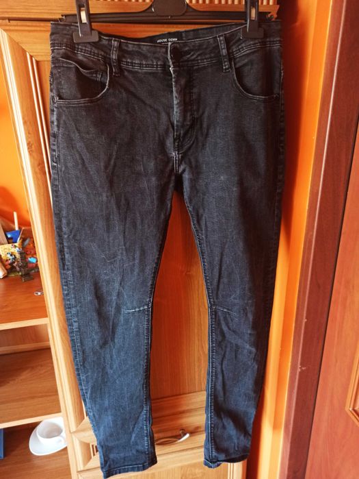 Czarne Skinny Jeansy rozmiaru W32 L32 marki House