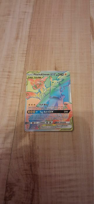 Karta Pokemon Pikachu&Zekrom