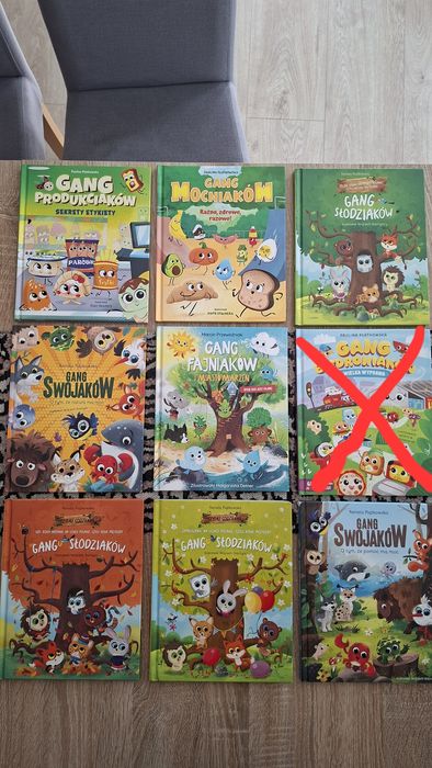 Maskotki + książki Gangów z Biedronki