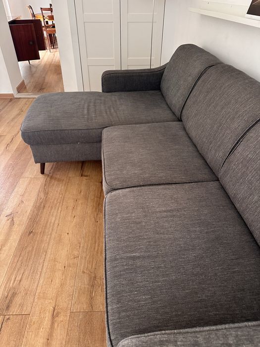 Sofá cama com chaise longue
